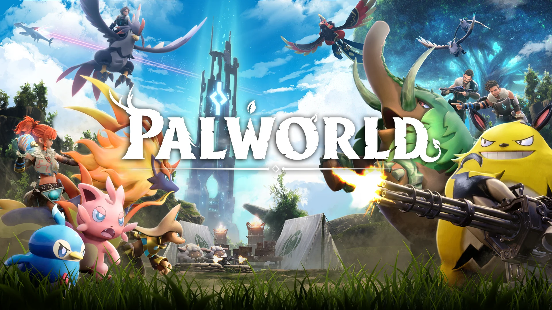 Palworld game 2025 title gameplay image